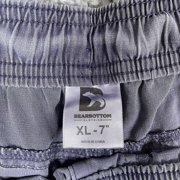 Bear Bottom Athletic Shorts Men's XL 7 In Inseam Faded Drawstring Activewear - Picture 2 of 5